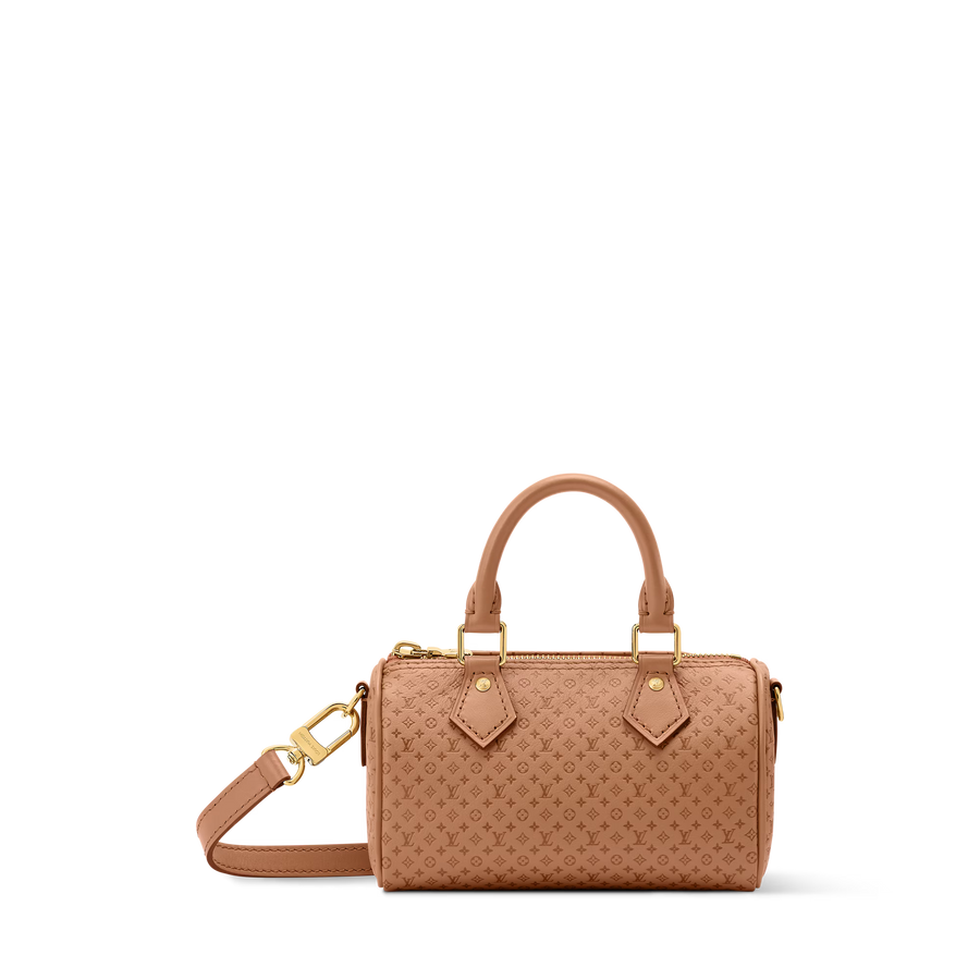 Nano Speedy Minigram Light Bliss Calfskin Nano Bag