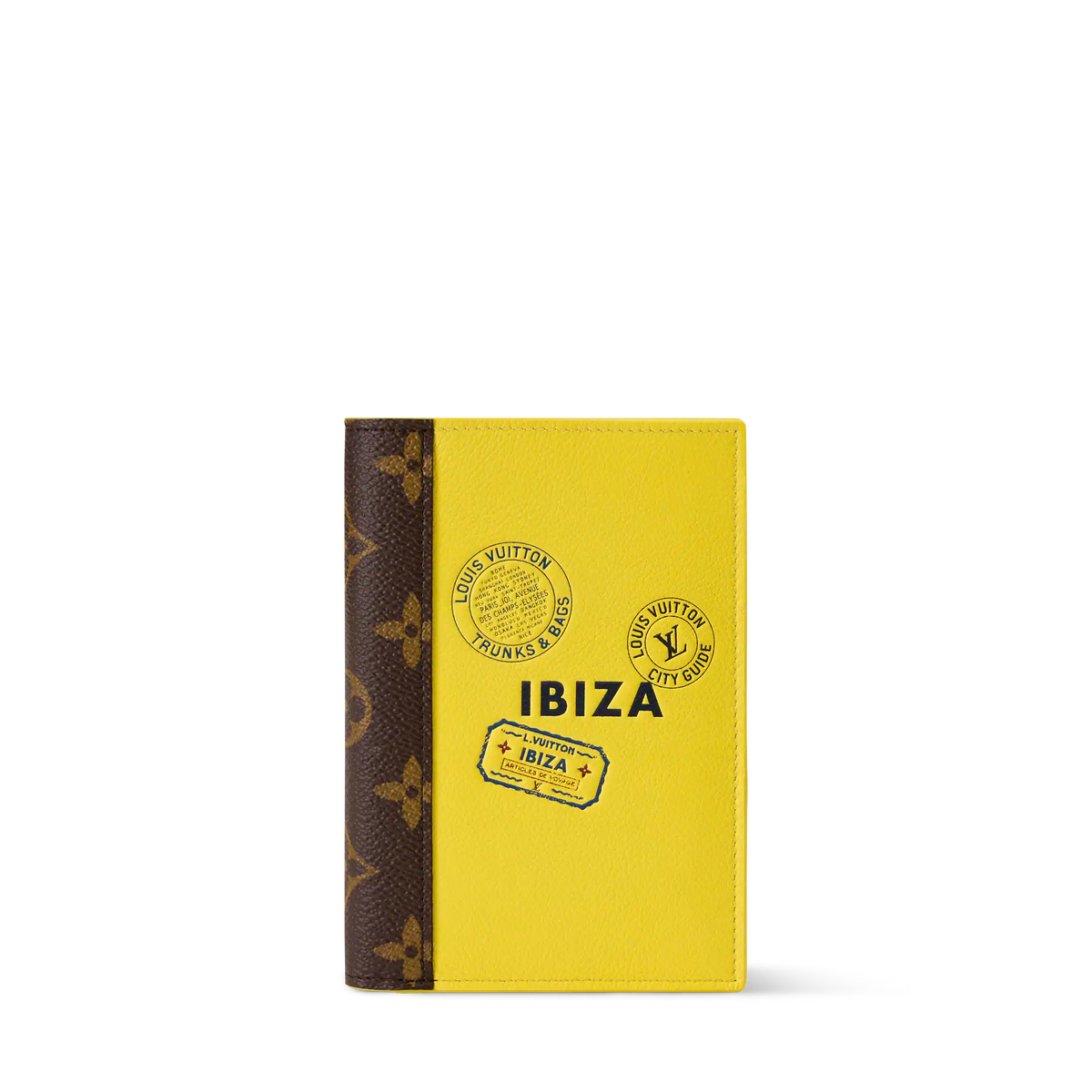 Passport Cover City Guide Cowhide Leather Travel Wallet M29101