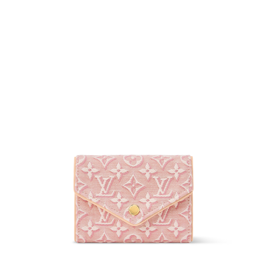 Victorine Monogram Emblème Jacquard Compact Wallet M2A151