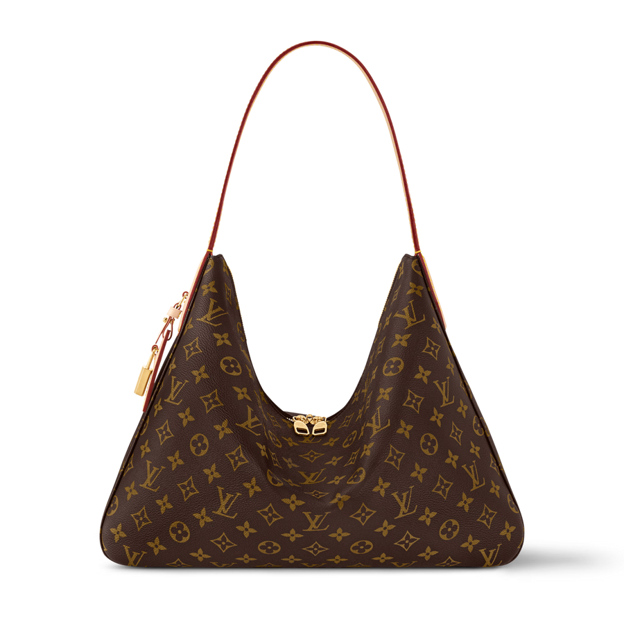 Slouchy MM Monogram Coated Canvas Tote Bag M12098