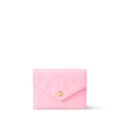 Victorine Monogram Emblème Jacquard Compact Wallet M2A151