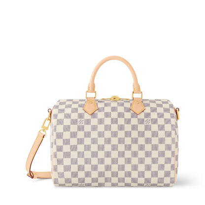 Speedy Bandoulière 30 Damier Azur Handbag N40592