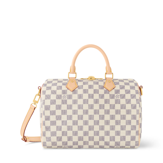 Speedy Bandoulière 30 Damier Azur Handbag N40592