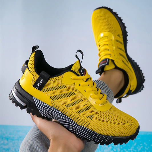 Pulse Men's Breathable Chunky Sneakers – Mesh Casual Outdoor Running Shoes