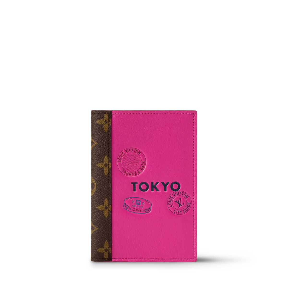 Passport Cover City Guide Cowhide Leather Travel Wallet M29103