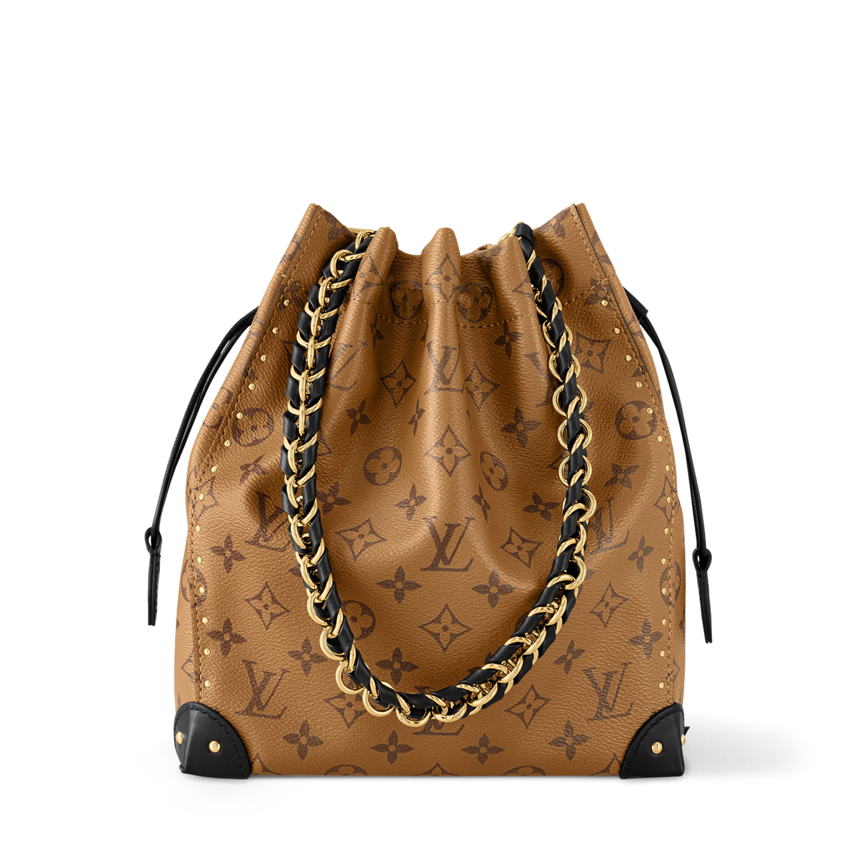 Noé Trunk Tan Calfskin Leather Bucket Bag M29131
