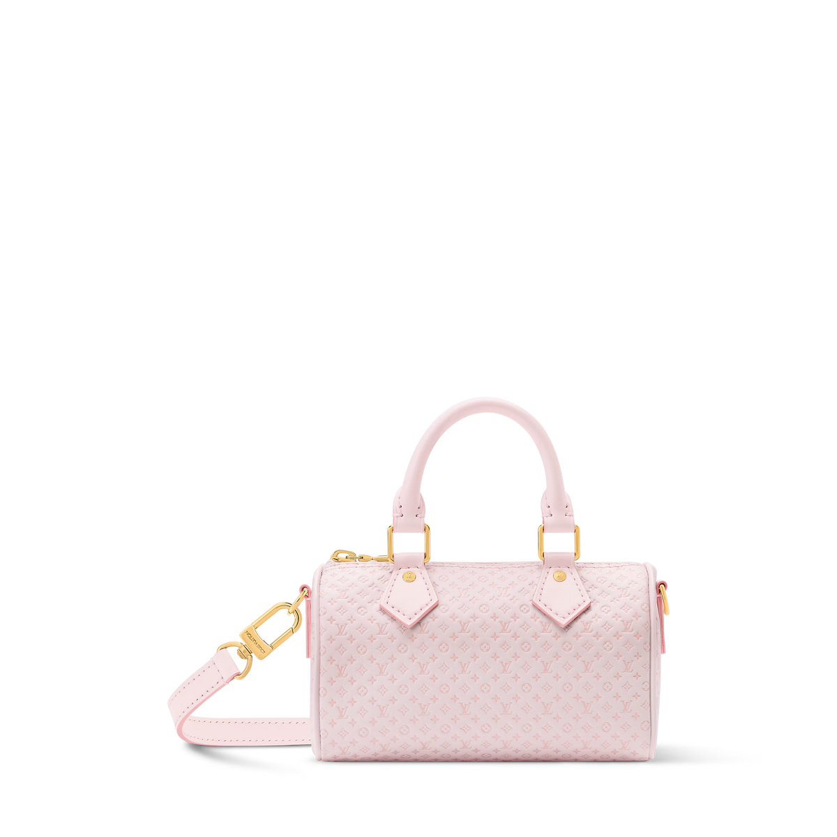 Nano Speedy Minigram Light Bliss Calfskin Nano Bag