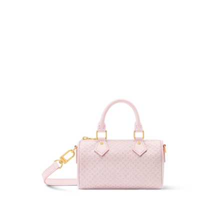 Nano Speedy Minigram Light Bliss Calfskin Nano Bag