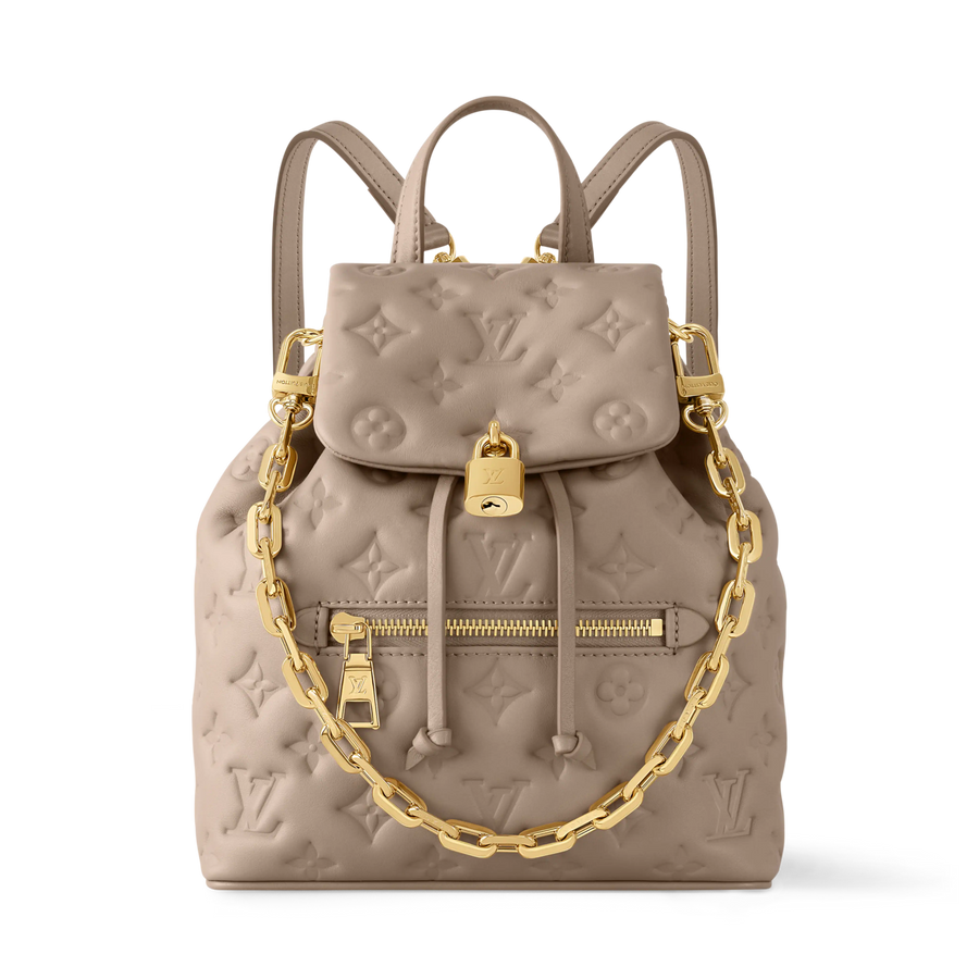 Coussin PM Monogram Embossed Lambskin Leather Backpack M13358