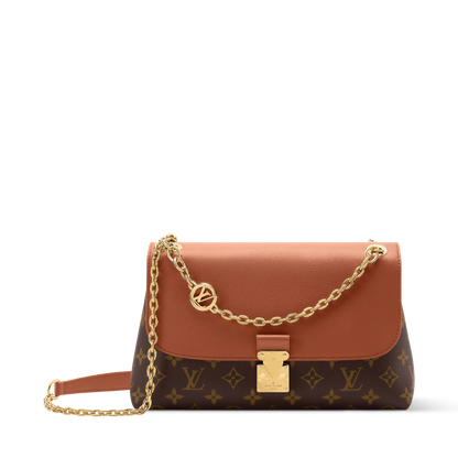 Madeleine PM Monogram Cognac Canvas Shoulder Bag
