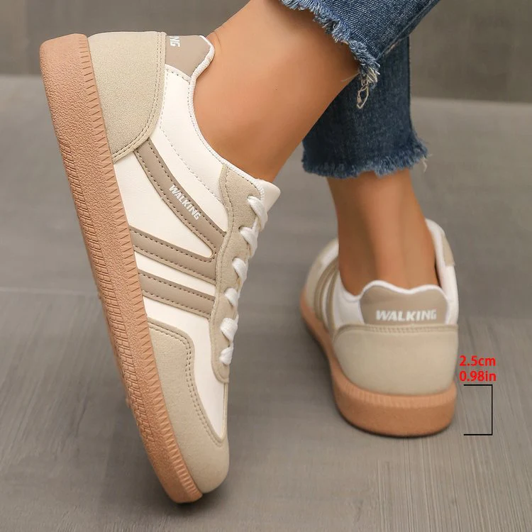 Women’s Nova Retro Colorblock Sneakers – Casual Lightweight Comfort Trainers