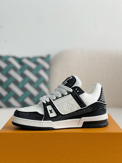 Louis Vuitton LV Trainer Sneaker 'Denim Monogram Black Diamond'