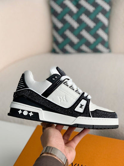Louis Vuitton LV Trainer Sneaker 'Denim Monogram Black Diamond'