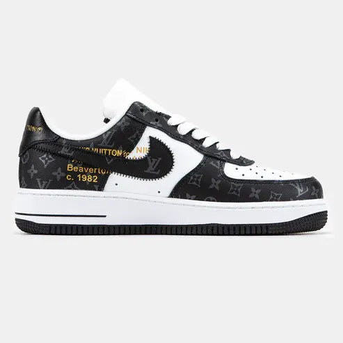 Louis Vuitton x Nike Air Force 1 Low - Black/White Monogram