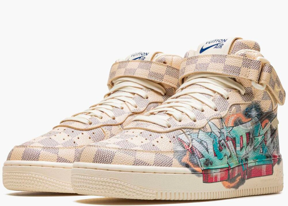 Louis Vuitton x Nike Air Force 1 Mid 'By Virgil Abloh Graffiti'