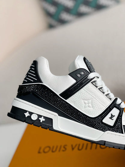 Louis Vuitton LV Trainer Sneaker 'Denim Monogram Black Diamond'