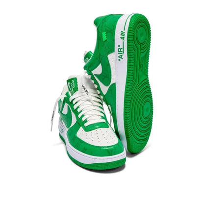 Louis Vuitton x Nike Air Force 1 Low 'By Virgil Abloh White/Green'