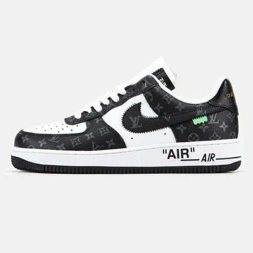 Louis Vuitton x Nike Air Force 1 Low - Black/White Monogram