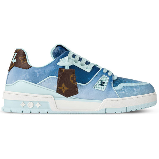 LV Trainer Sneaker Monogram-printed canvas Blue