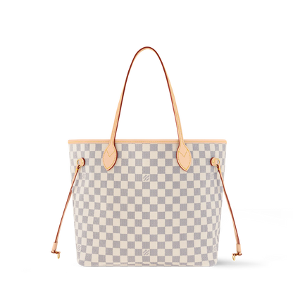 Neverfull MM Damier Azur Canvas Tote