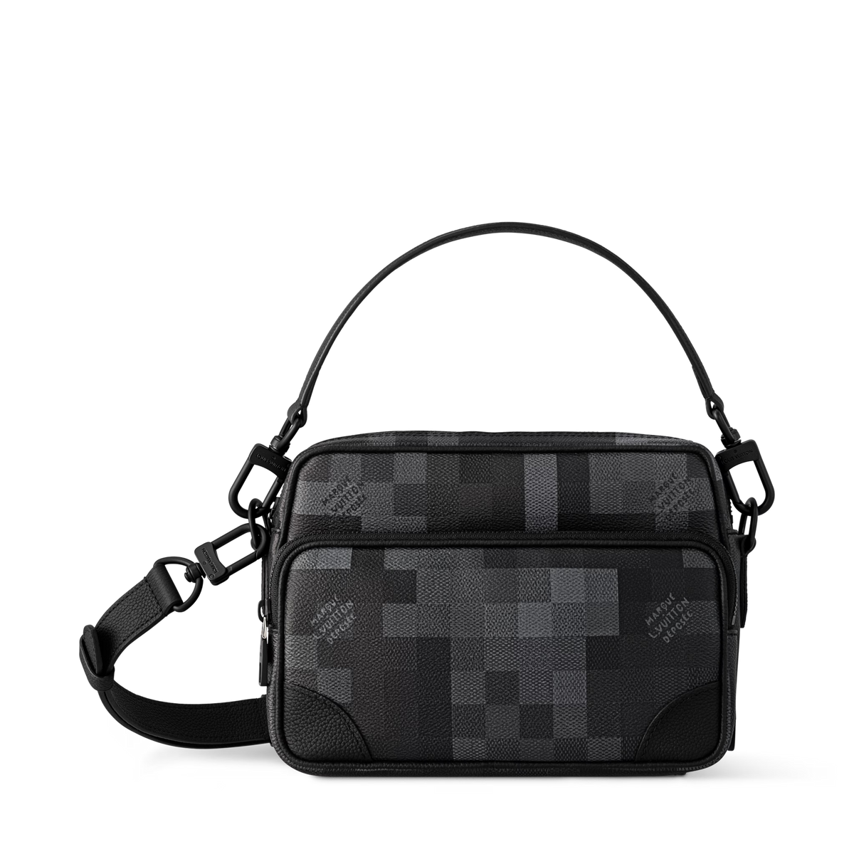 Nil Messenger Black Shoes
