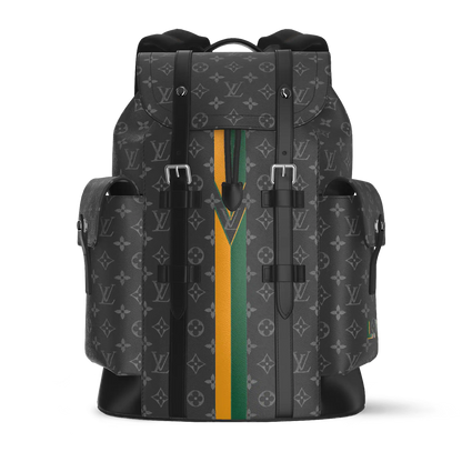 Christopher MM Backpack Monogram Eclipse Canvas Shoes