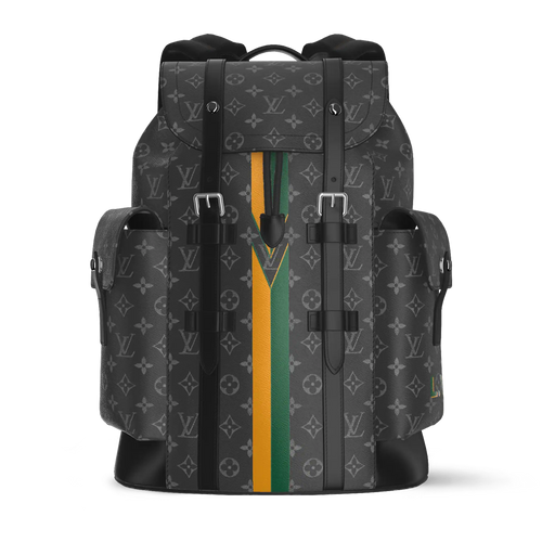 Christopher MM Backpack Monogram Eclipse Canvas Shoes