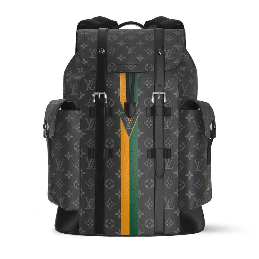 Christopher MM Backpack Monogram Eclipse Canvas Shoes