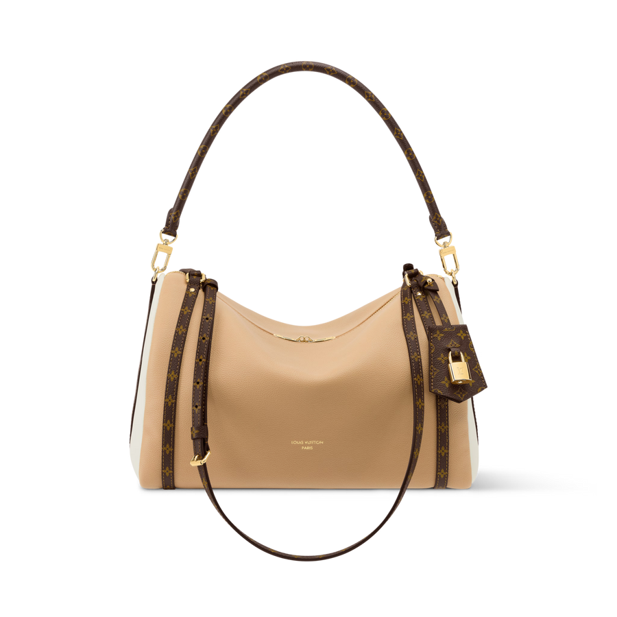 Express MM Oak Coton Calfskin Tote Bag