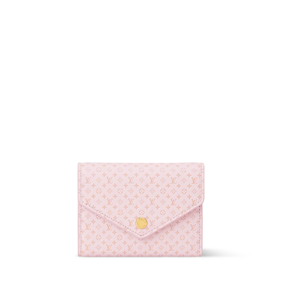 Victorine Minigram Calfskin Compact Wallet M29412