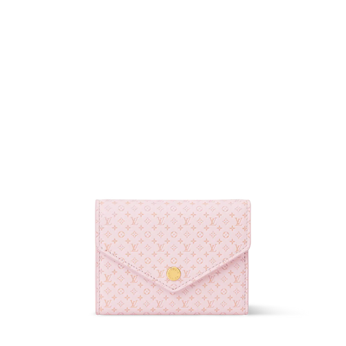 Victorine Minigram Calfskin Compact Wallet M29412