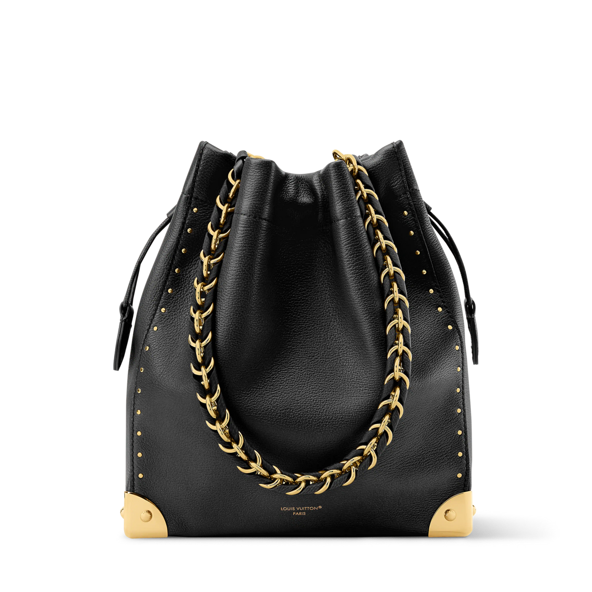 Noé Trunk Tan Calfskin Leather Bucket Bag M29131