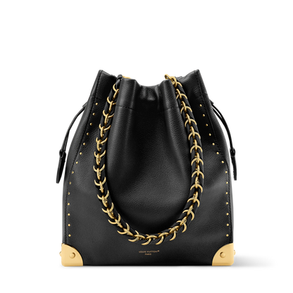 Noé Trunk Tan Calfskin Leather Bucket Bag M29131