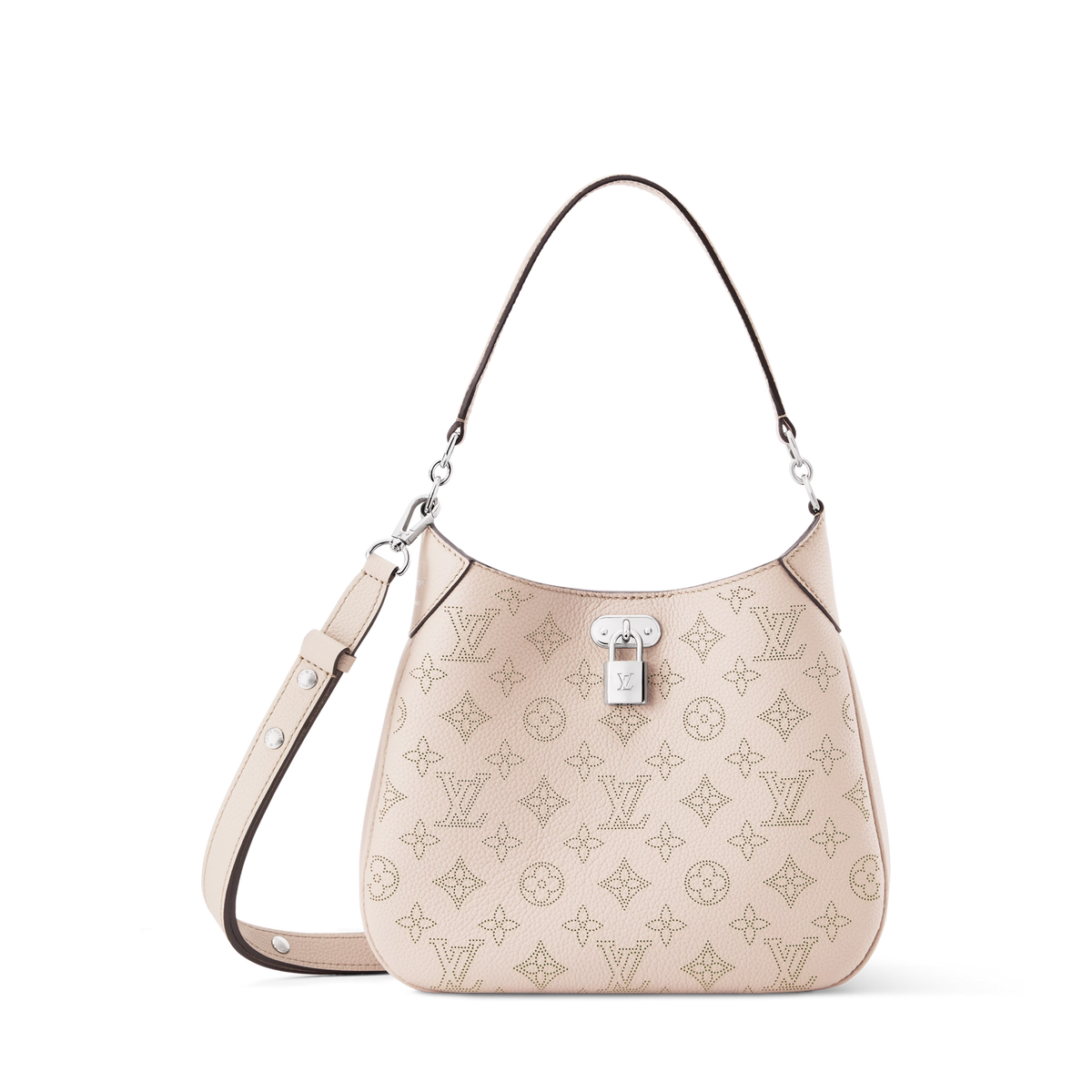 All Around PM Galet Perforated Mahina Calfskin Leather Tote Bag M27336