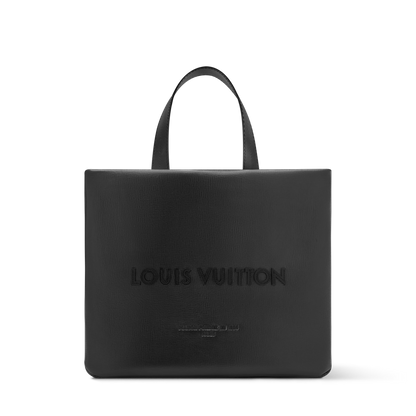 Mini Shopper Tote Monogram Calf Leather Safran Yellow