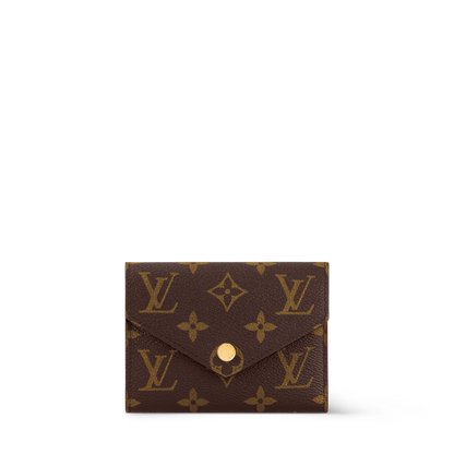 Victorine Monogram Emblème Jacquard Compact Wallet M2A151