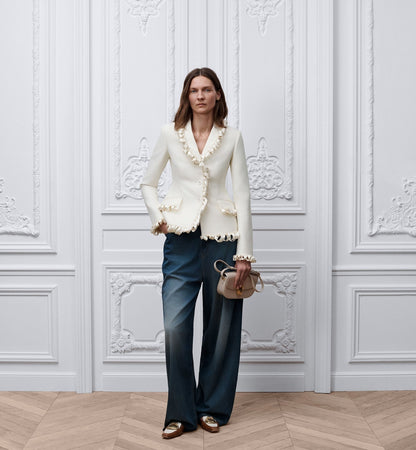Small Médaillon Flap Luxury Handbag With Grained Calfskin And Médaillon Clasp