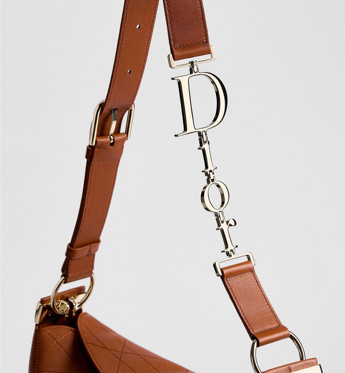 Medium Designer Shoulder Tote With Marron Bobby Flat Macrocannage Grained Calfskin