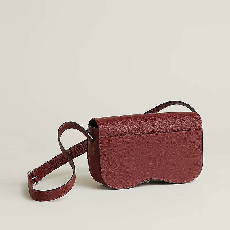 Della Cavalleria Elan Luxury Handbag With Epsom Calfskin And Palladium Plated Hardware