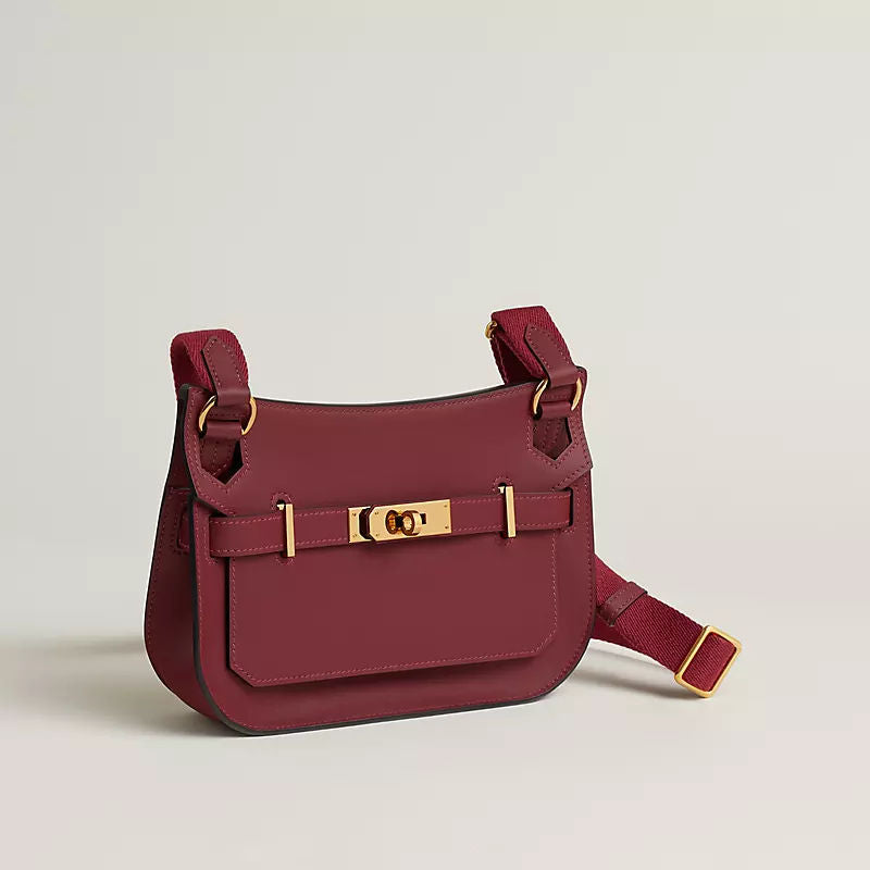 Jypsiere Mini Luxury Handbag With Swift Calfskin And Rotating Hardware Closure