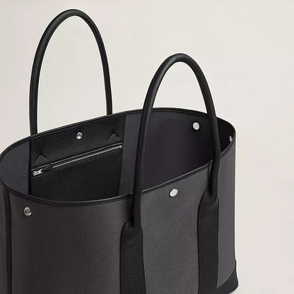 Neo Garden Voyage 41 Luxury Handbag With Militaire Canvas And Negonda Calfskin