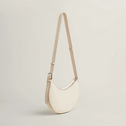 P'tit Arcon Luxury Handbag With Togo Calfskin And Swift Calfskin Zip Closure