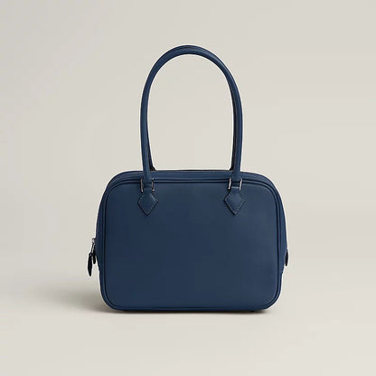 Plume Mini Luxury Handbag With Swift Calfskin And Palladium Plated Hardware