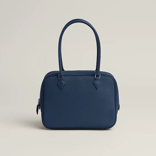 Plume Mini Luxury Handbag With Swift Calfskin And Palladium Plated Hardware