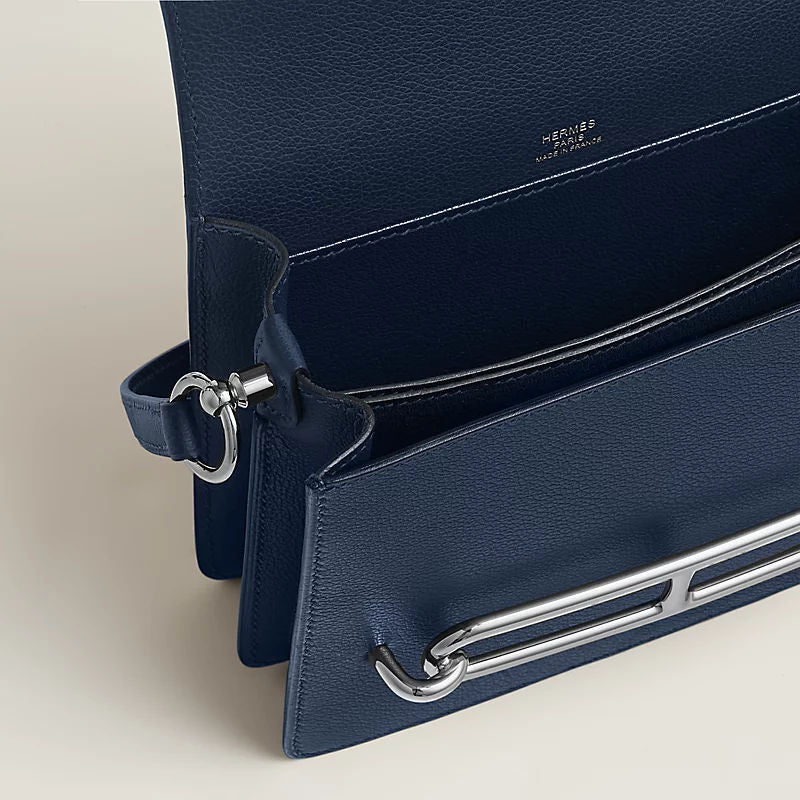 Roulis Mini Luxury Handbag With Evercolor Calfskin And Palladium Plated Hardware