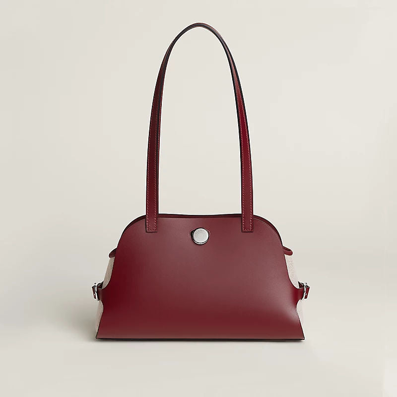 Tablier Sellier Luxury Handbag With Hunter Cowhide And Clou De Selle Closure