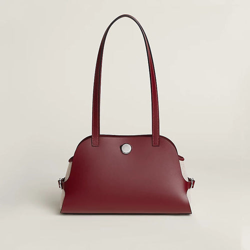 Tablier Sellier Luxury Handbag With Hunter Cowhide And Clou De Selle Closure