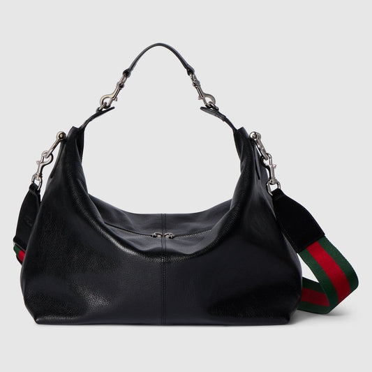 Medium Crossbody Luxury Handbag With Soft Leather And Signature Hardware