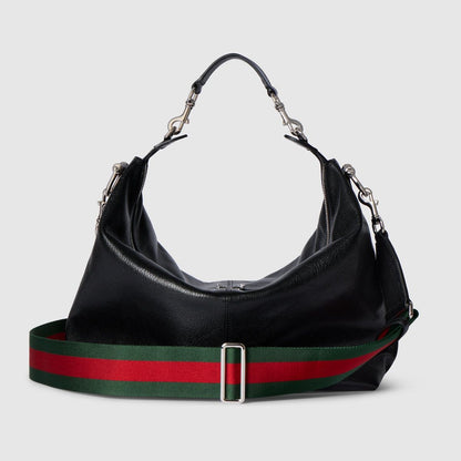 Medium Crossbody Luxury Handbag With Soft Leather And Signature Hardware