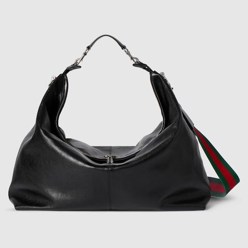 Large Crossbody Luxury Handbag With Soft Leather And Signature Hardware